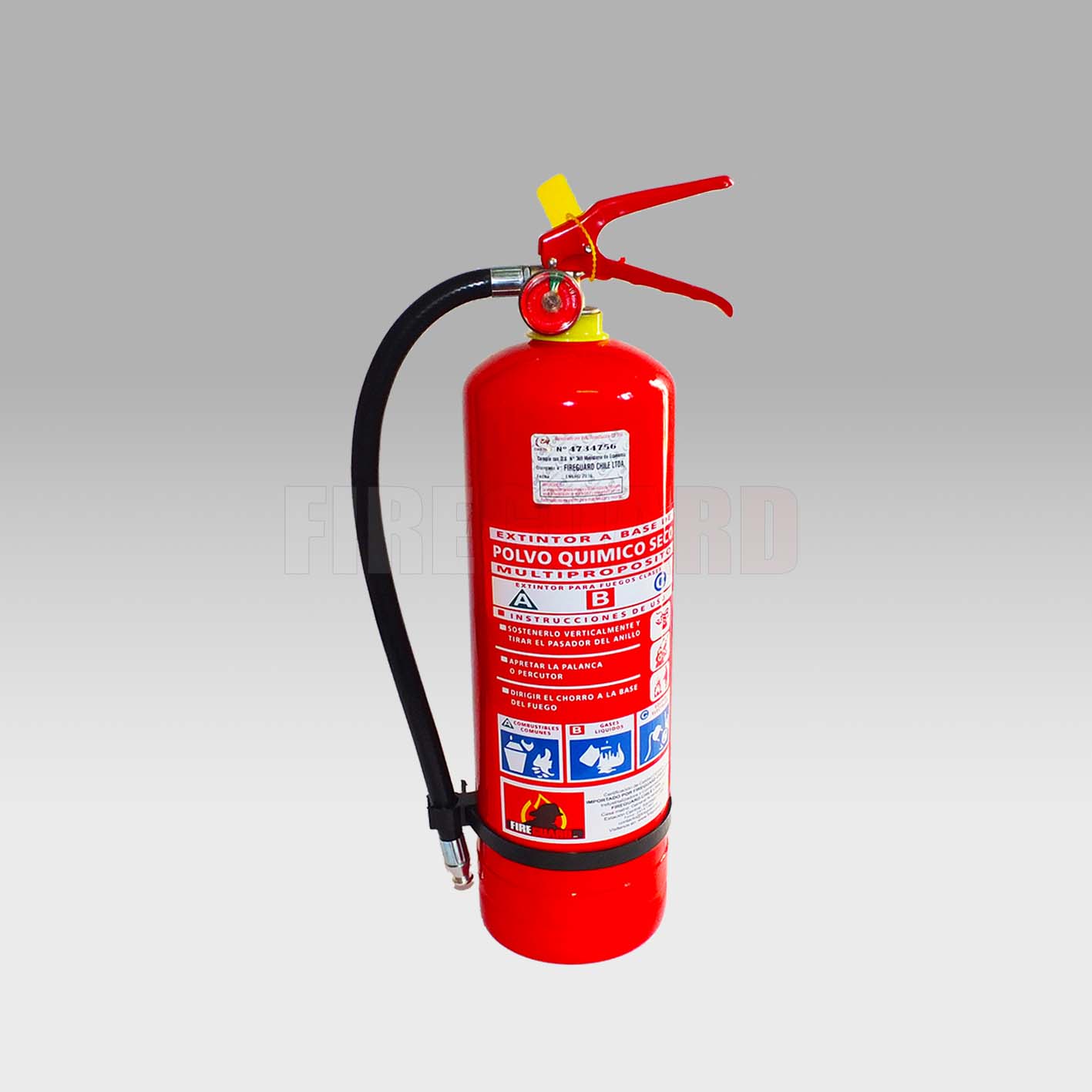 Extintor 4KG PQS ABC 90%