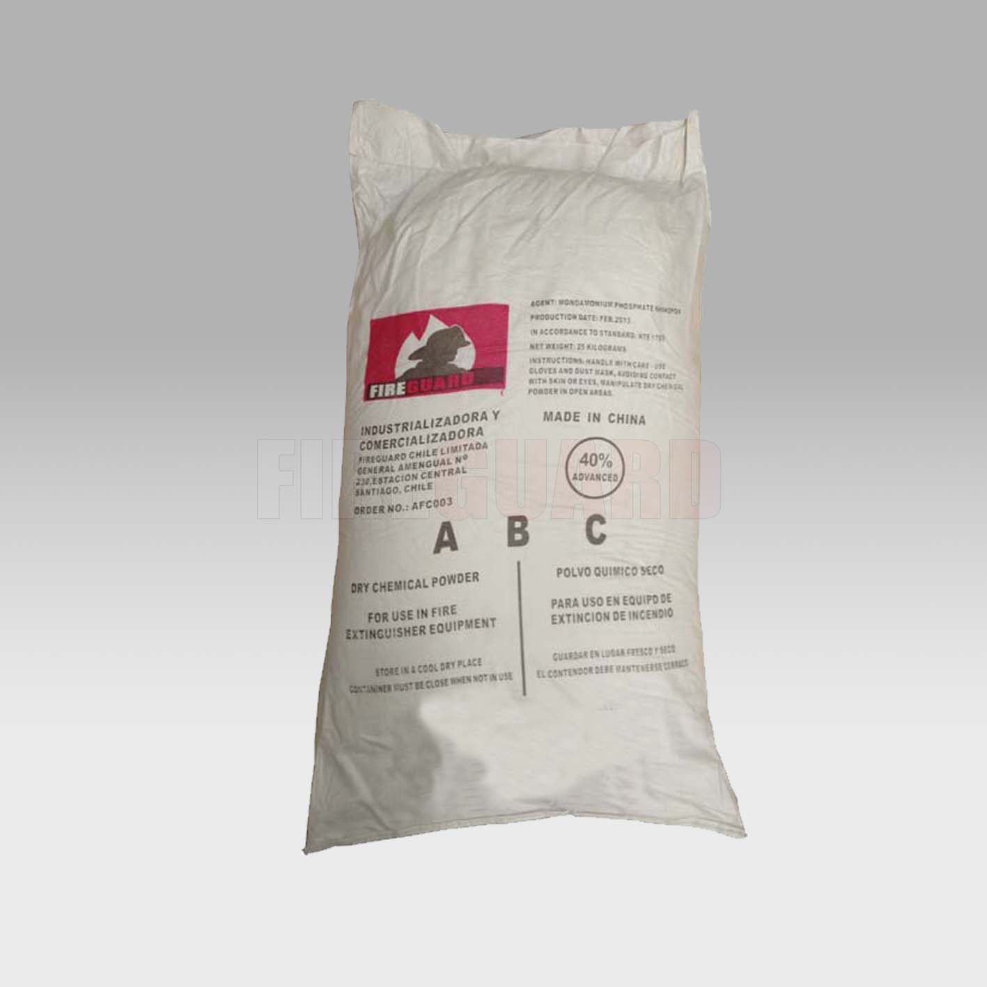 SACO POLVO QUIMICO (PQS) 40%